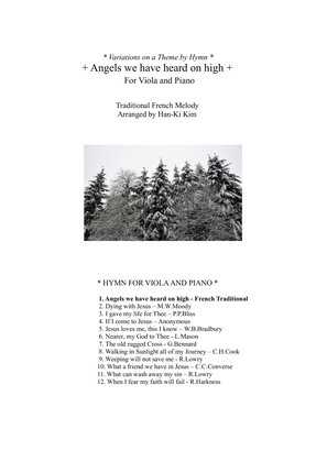 Book cover for Angels we have heard on high (For Viola and Piano)