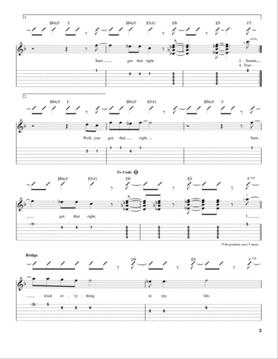 You Got That Right You Got That Right Acoustic Guitar scores gallery preview page 3