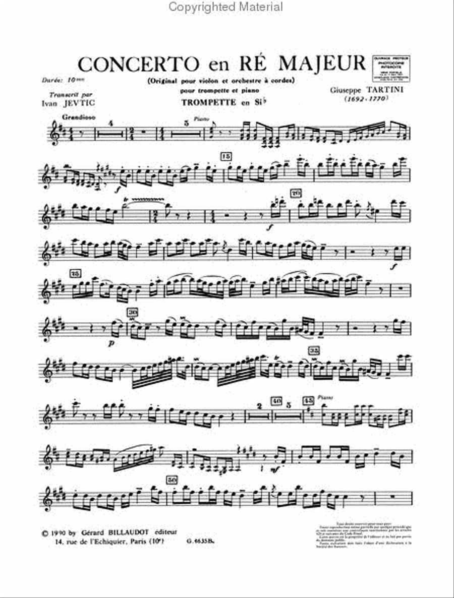 Concerto En Re Majeur Chamber Music scores gallery preview page 2