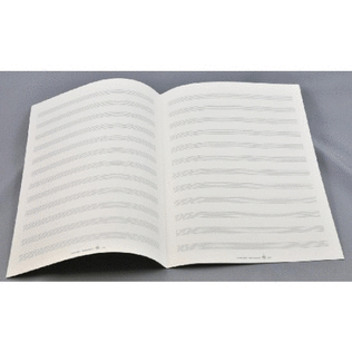 Music manuscript paper - Star 2000 12 staves