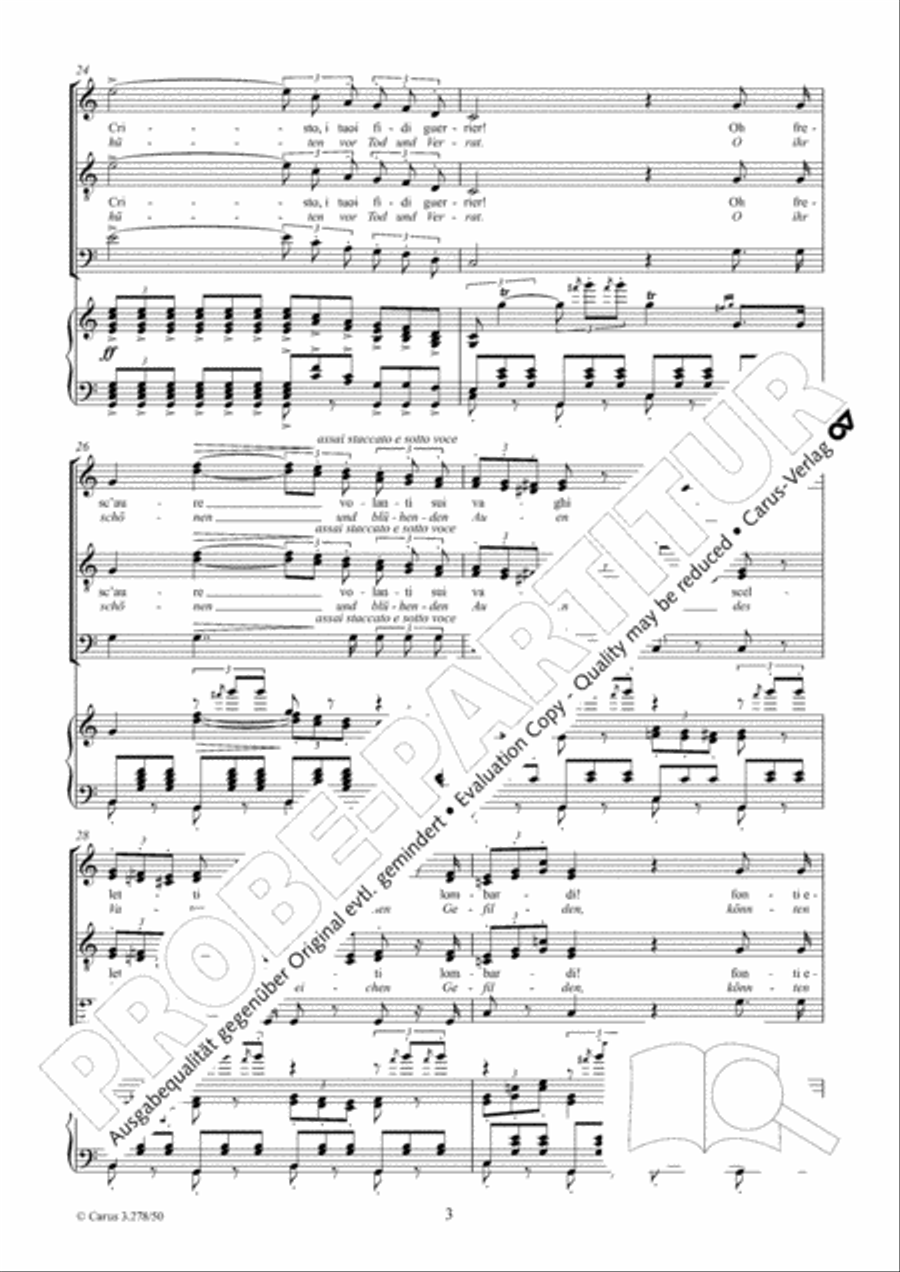 O Signore, dal tetto natio 4-Part scores gallery preview page 4