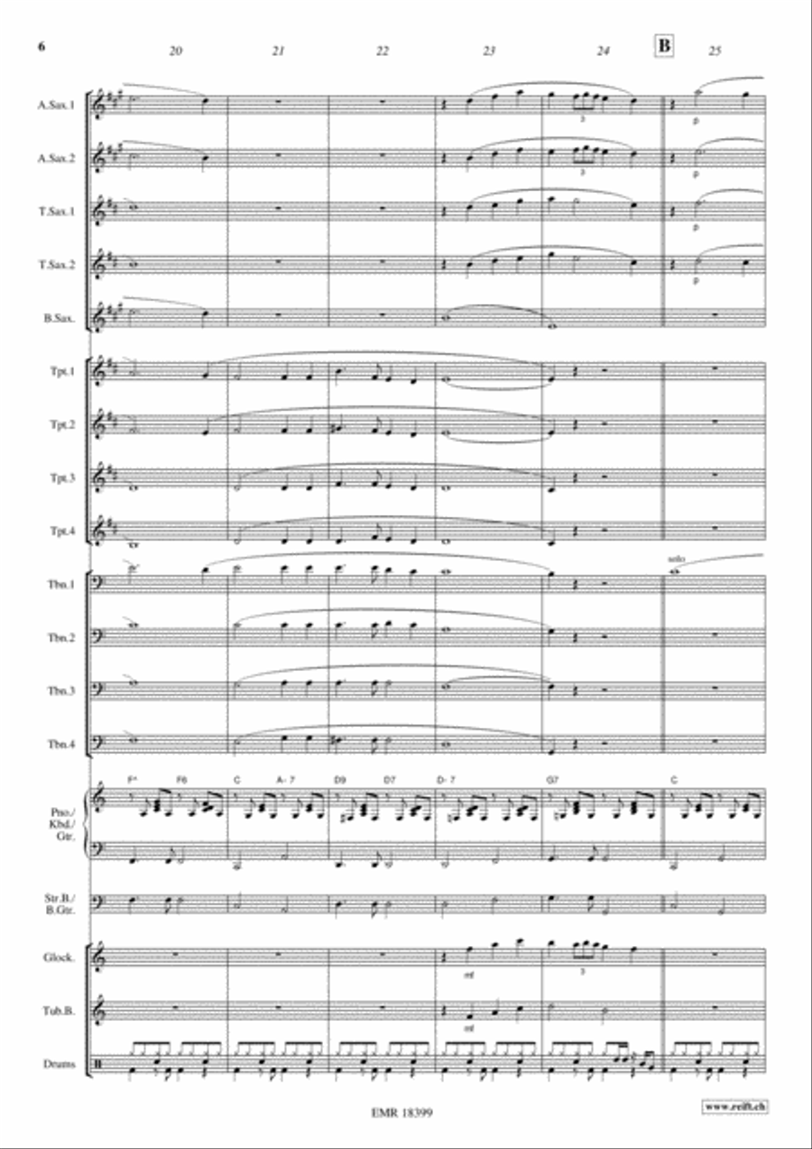 Christmas At Home Big Band scores gallery preview page 7