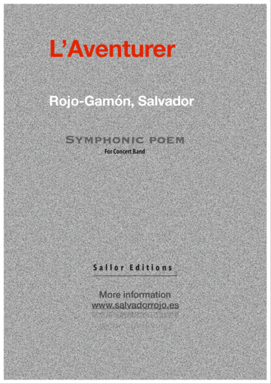 L'aventurer Concert Band scores gallery preview page 1