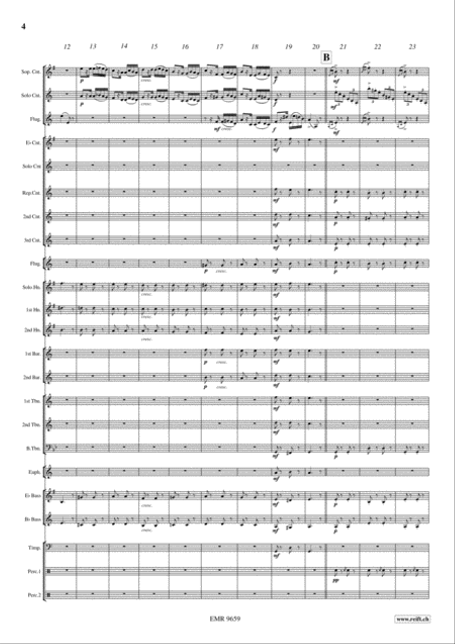 Caprice No. 24 Brass Trio scores gallery preview page 4