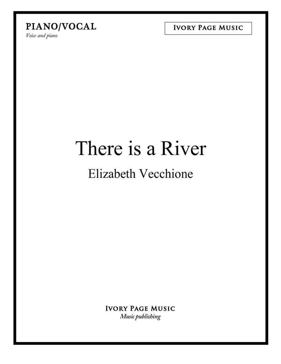 There is a River Piano, Vocal, Guitar scores gallery preview page 1