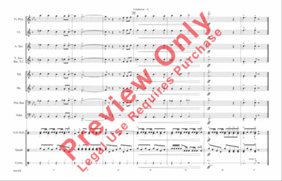 She Loves You She Loves You Marching Band scores gallery preview page 7