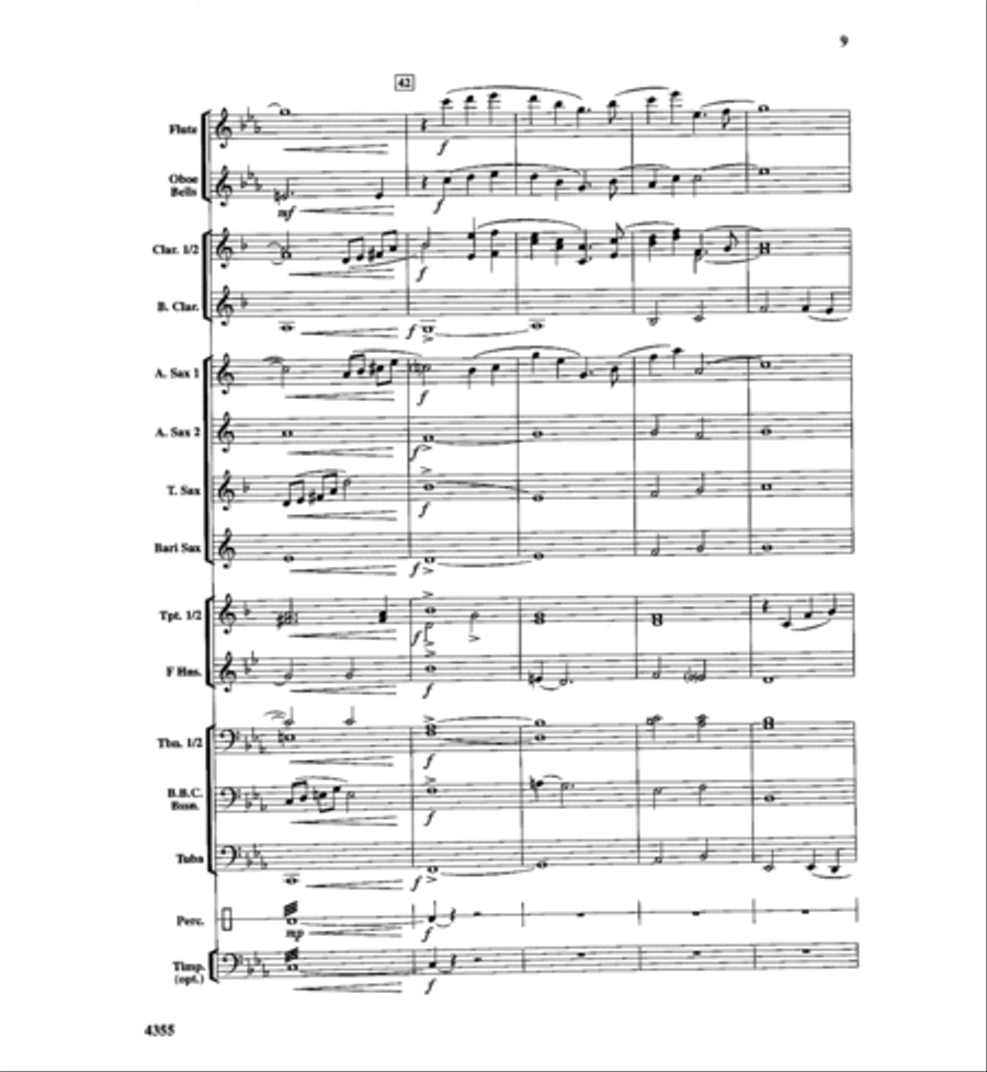In the Shining of the Stars Concert Band scores gallery preview page 10