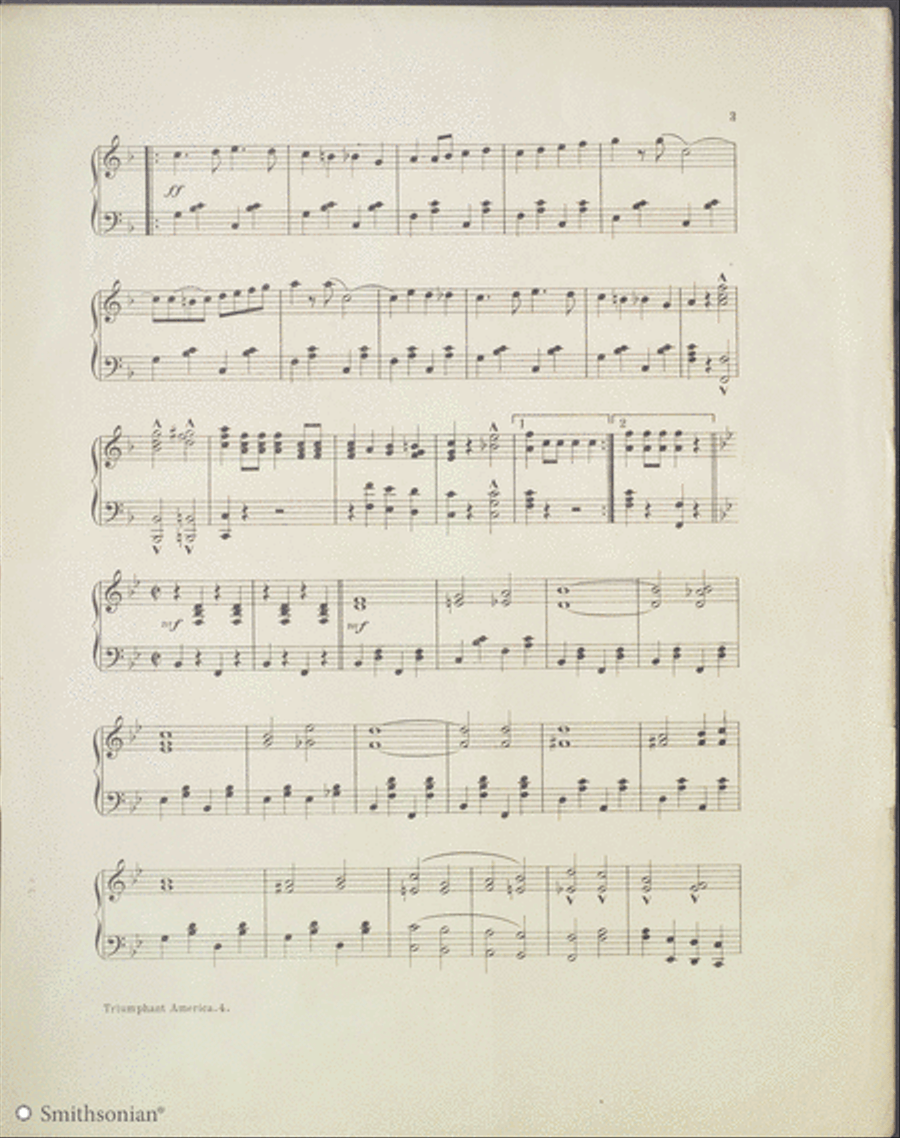 Triumphant America Piano Solo scores gallery preview page 3