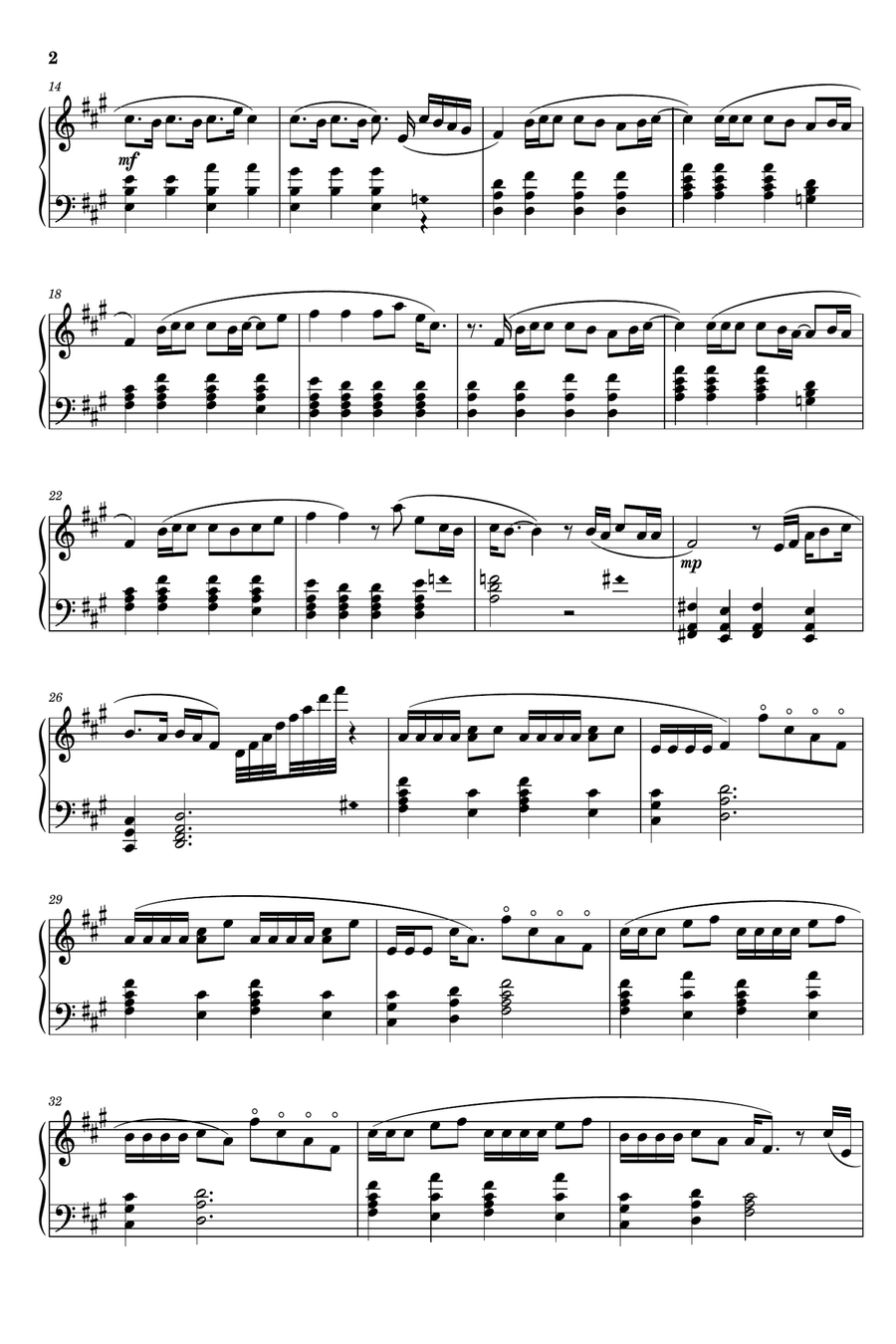 Video Games Celtic Harp scores gallery preview page 2
