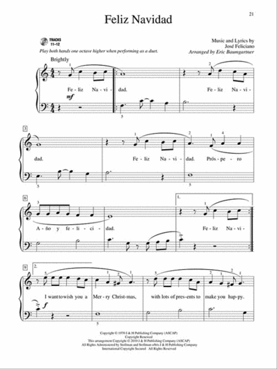 Teaching Little Fingers to Play More Christmas Classics Piano Method scores gallery preview page 4