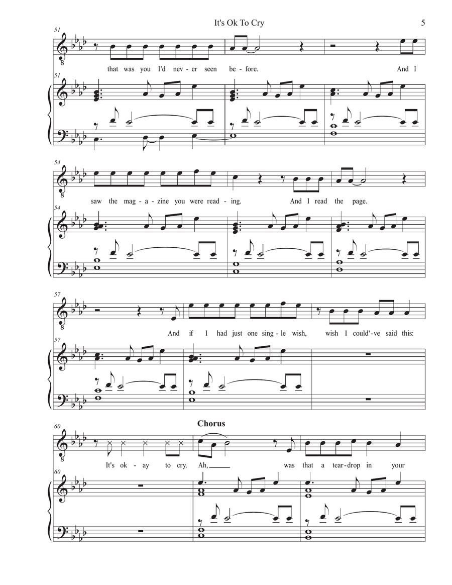 It's Okay To Cry Voice scores gallery preview page 6