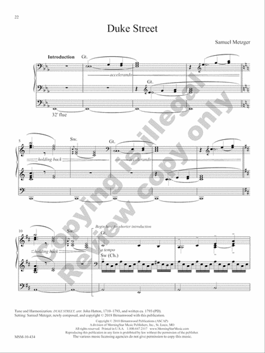 The Festival Hymn Collection, Volume 3 Organ scores gallery preview page 25