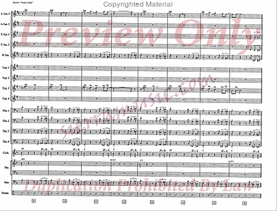 Hobo Flats Big Band scores gallery preview page 3