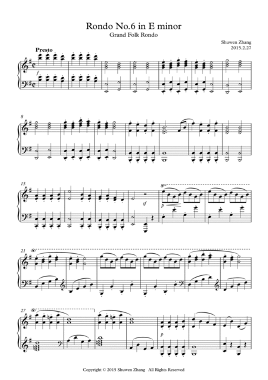 Rondo No.6 in e minor: 