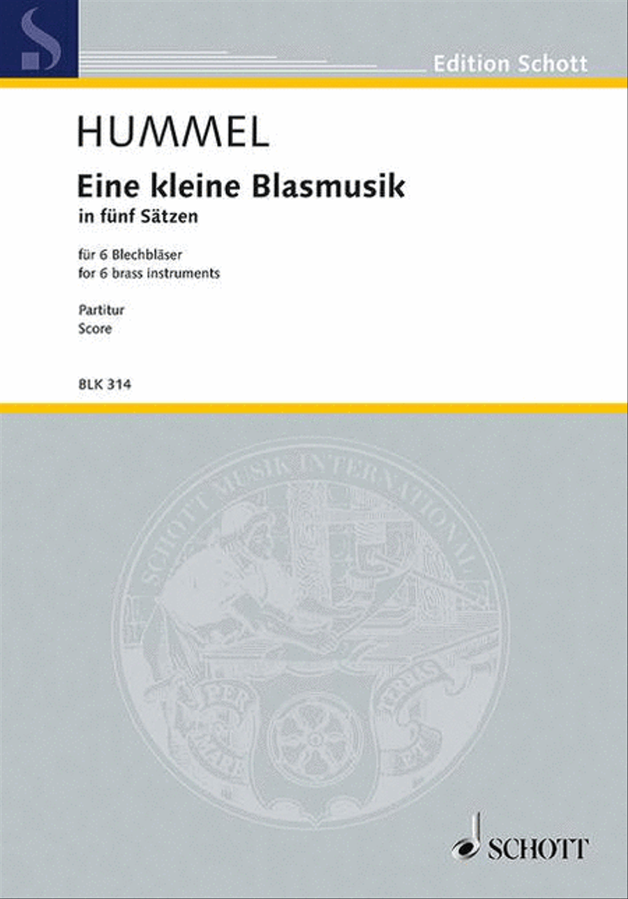 Eine Kleine Blasmusik F.s. In C Brass Band scores gallery preview page 1