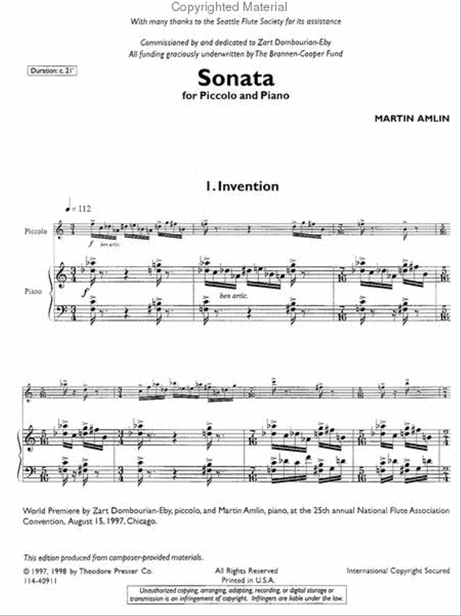 Sonata Chamber Music scores gallery preview page 2