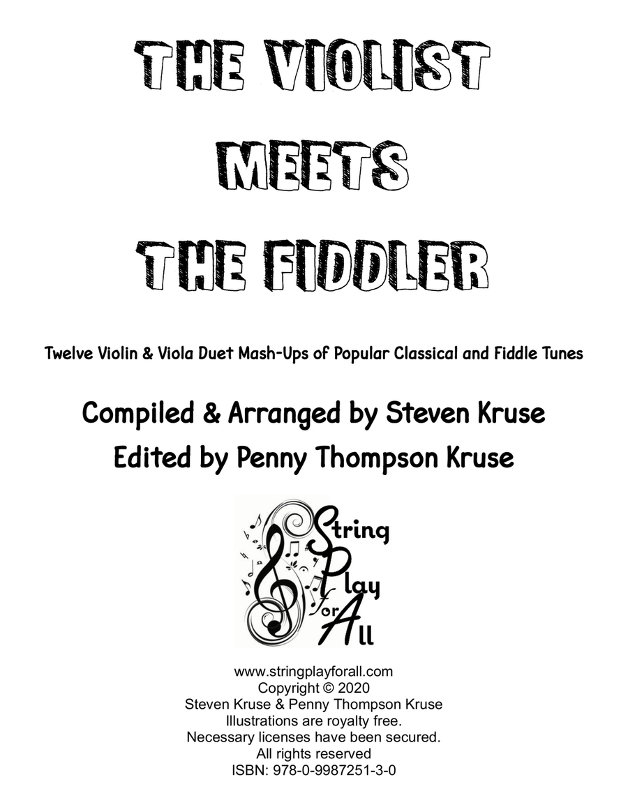 The Violist Meets the Fiddler: 12 Violin & Viola Duet Mash-Ups of Popular Classical and Fiddle Tunes String Duet scores gallery preview page 2