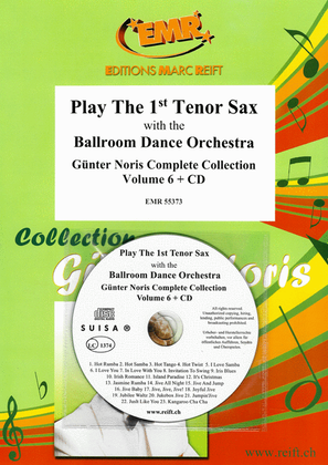 Play The 1st Tenor Sax With The Ballroom Dance Orchestra Vol. 6