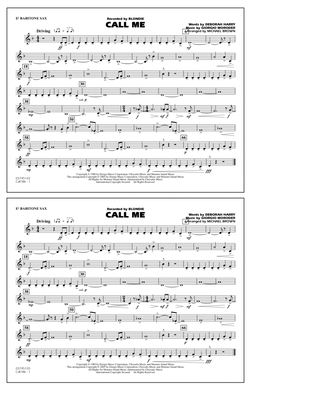 Call Me (arr. Michael Brown) - Eb Baritone Sax