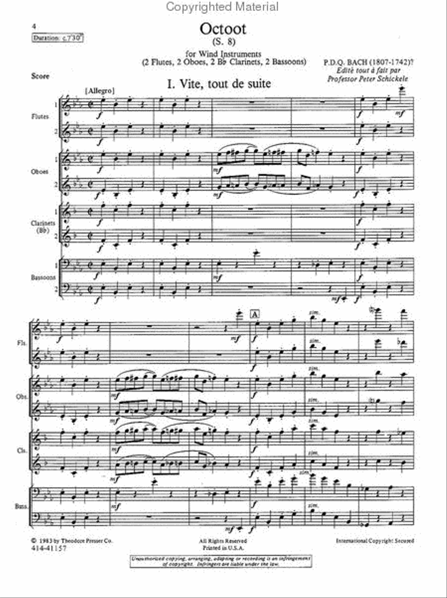 Octoot Chamber Music scores gallery preview page 2