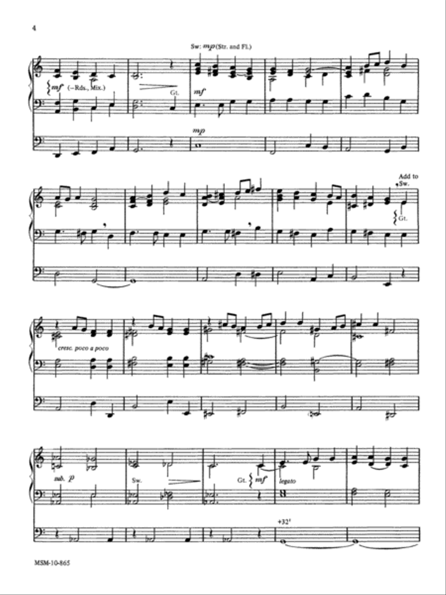 A Patriotic Suite Organ scores gallery preview page 2