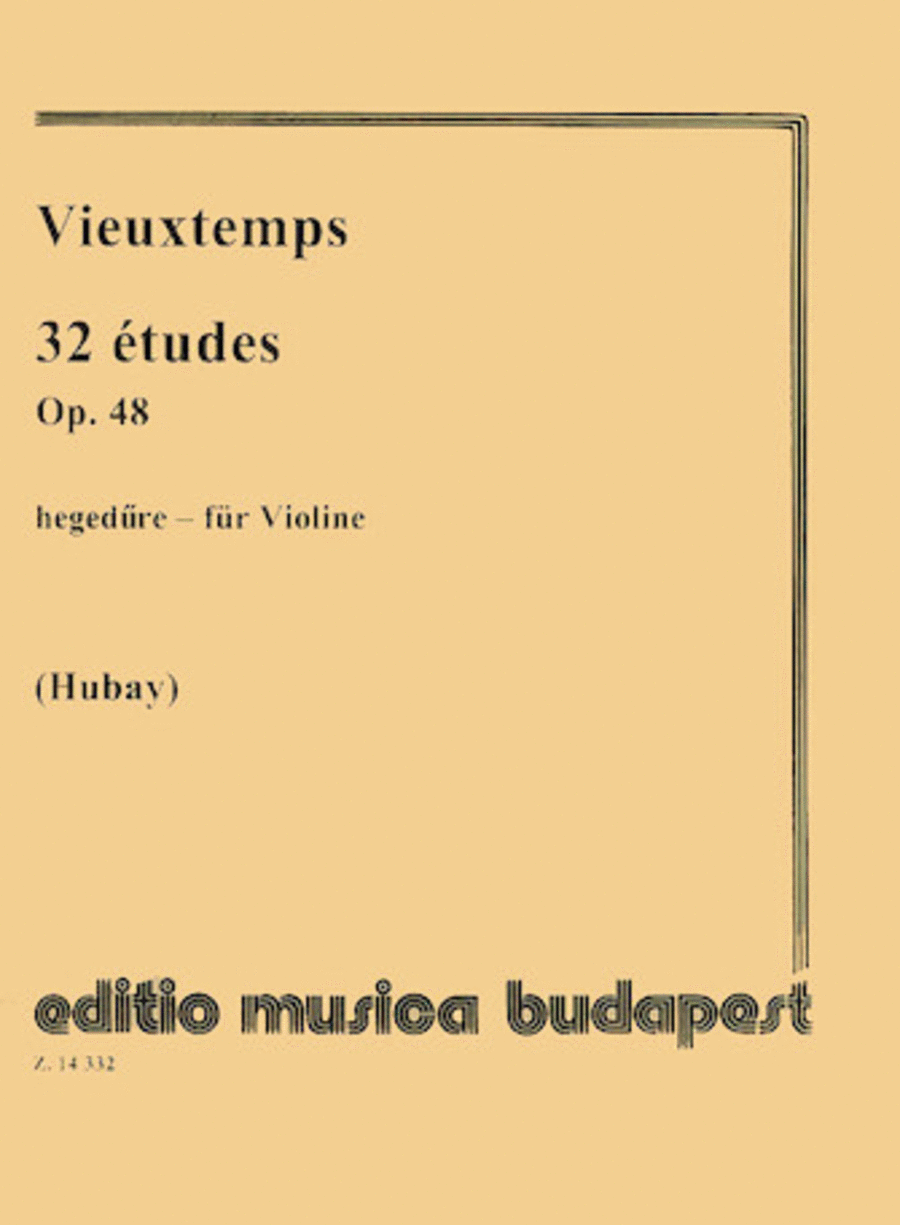 32 Exercises, Op. 48, Volumes 1-4 Violin Solo scores gallery preview page 1