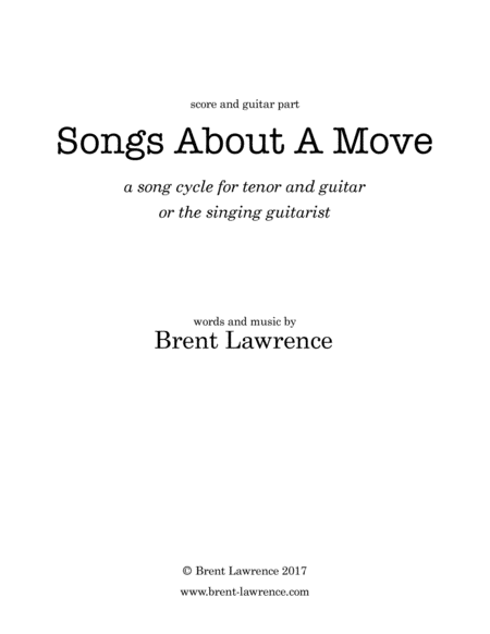 Songs About A Move