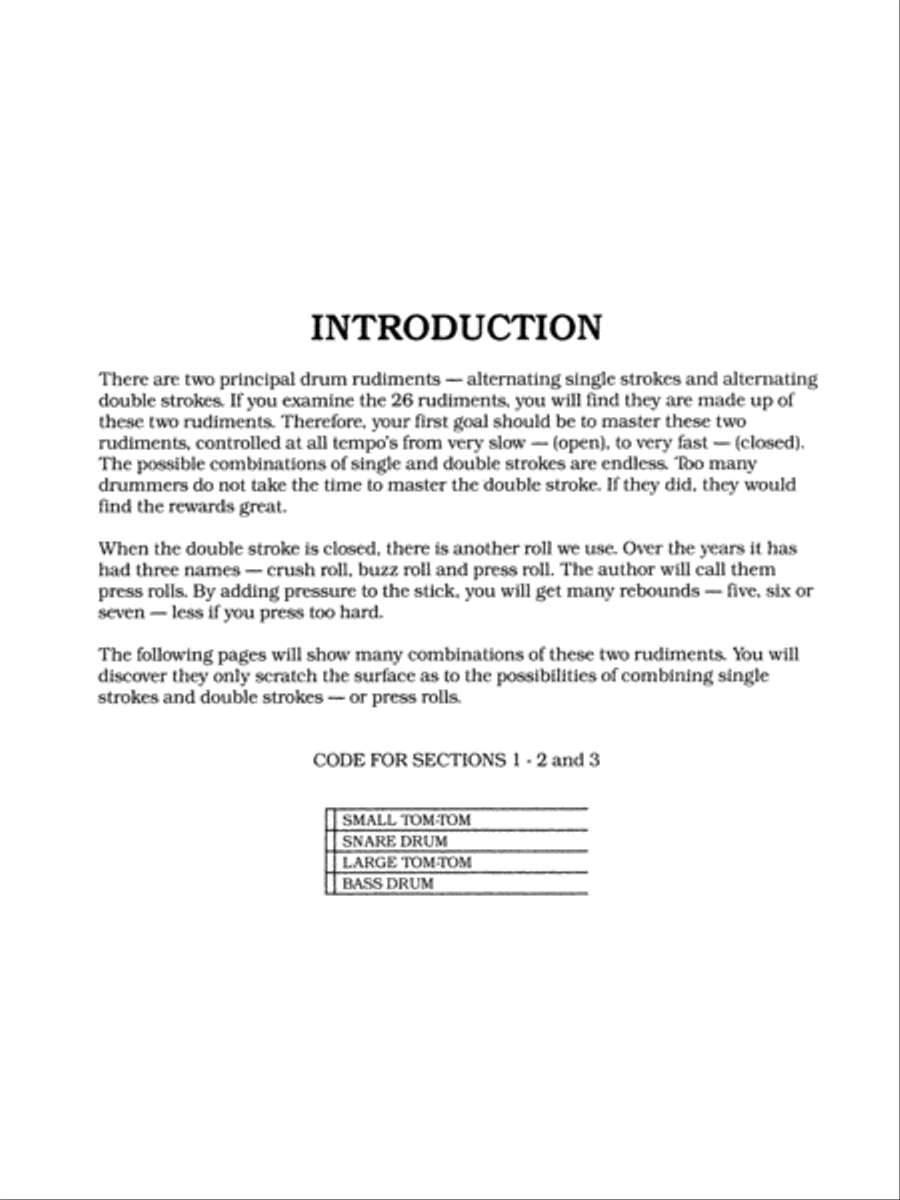 Syncopation and Rolls for the Drum Set Drum Set scores gallery preview page 2