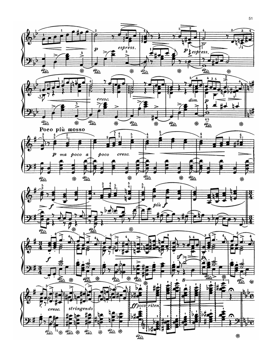 June: Barcarolle, Op. 37a/b Piano Solo scores gallery preview page 2
