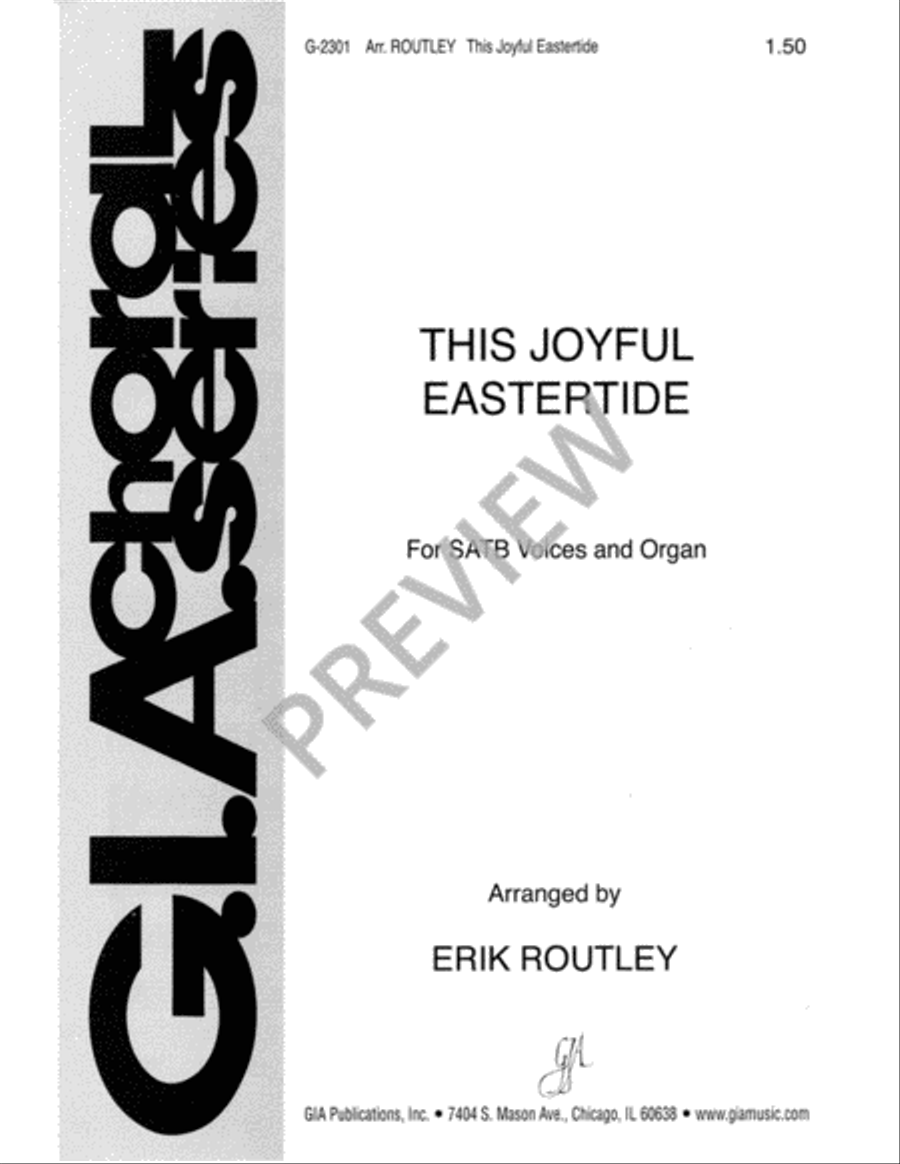 This Joyful Eastertide This Joyful Eastertide 4-Part scores gallery preview page 2