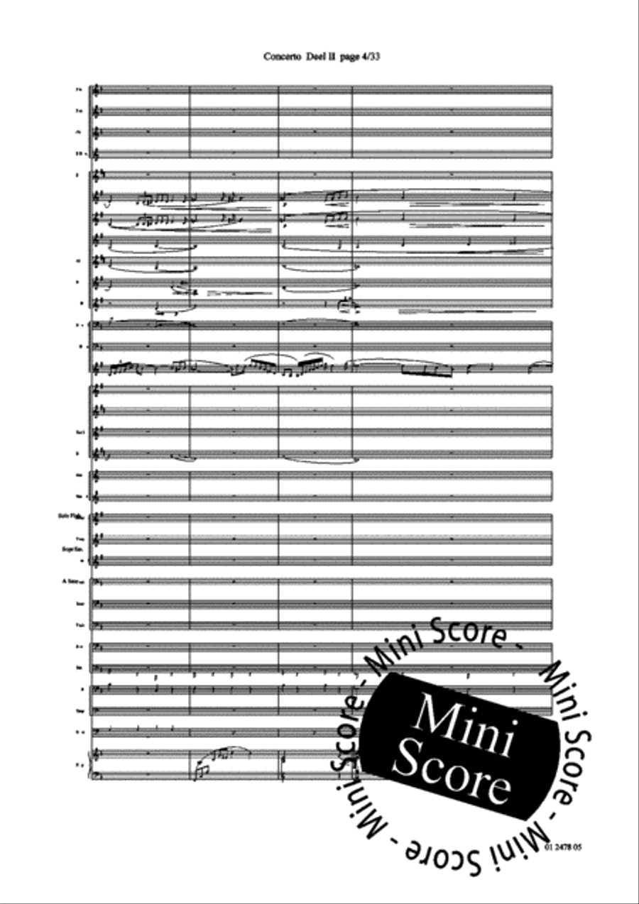 Concerto for Trumpet part 2 and 3 Concert Band scores gallery preview page 8