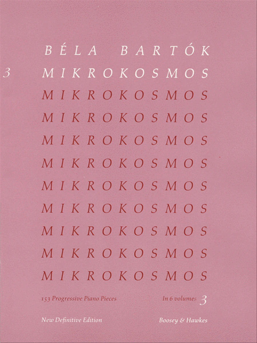 Mikrokosmos Volume 3 (Pink) Piano Method scores gallery preview page 1