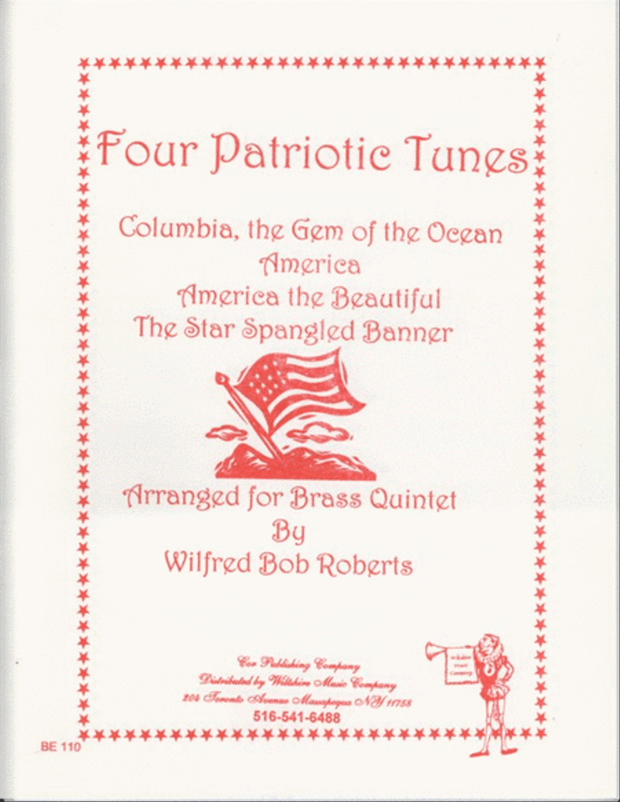 Four Patriotic Tunes Brass Quintet scores gallery preview page 1