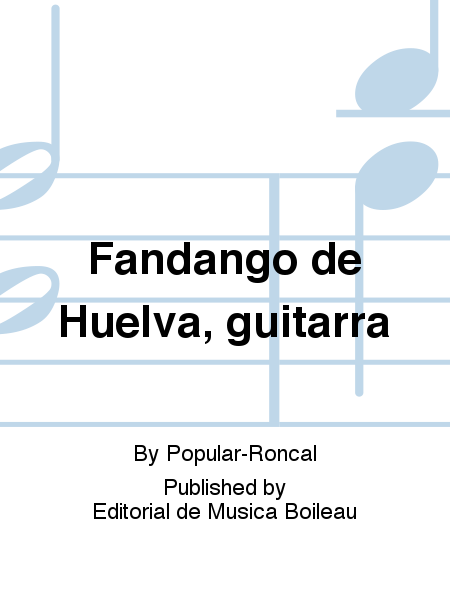 Fandango de Huelva, guitarra