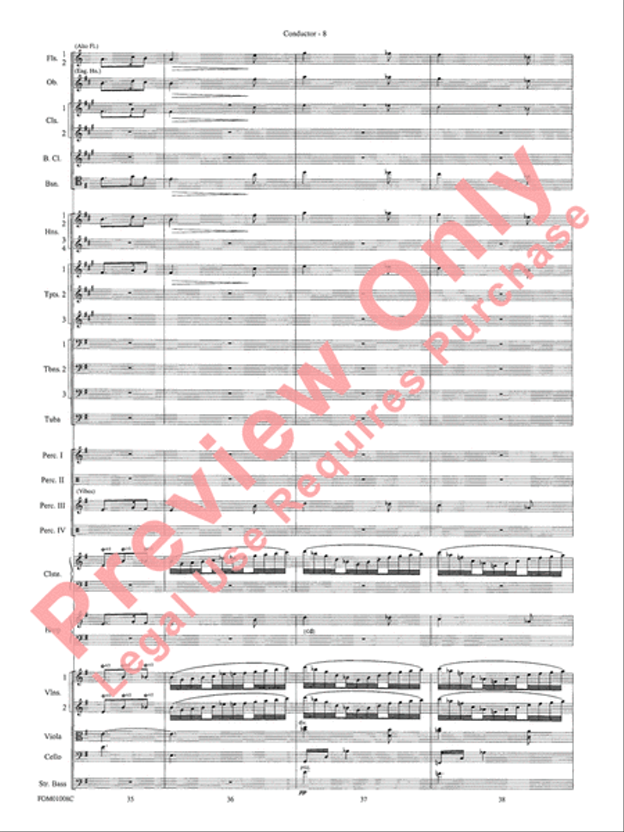 Harry Potter Symphonic Suite Full Orchestra scores gallery preview page 11