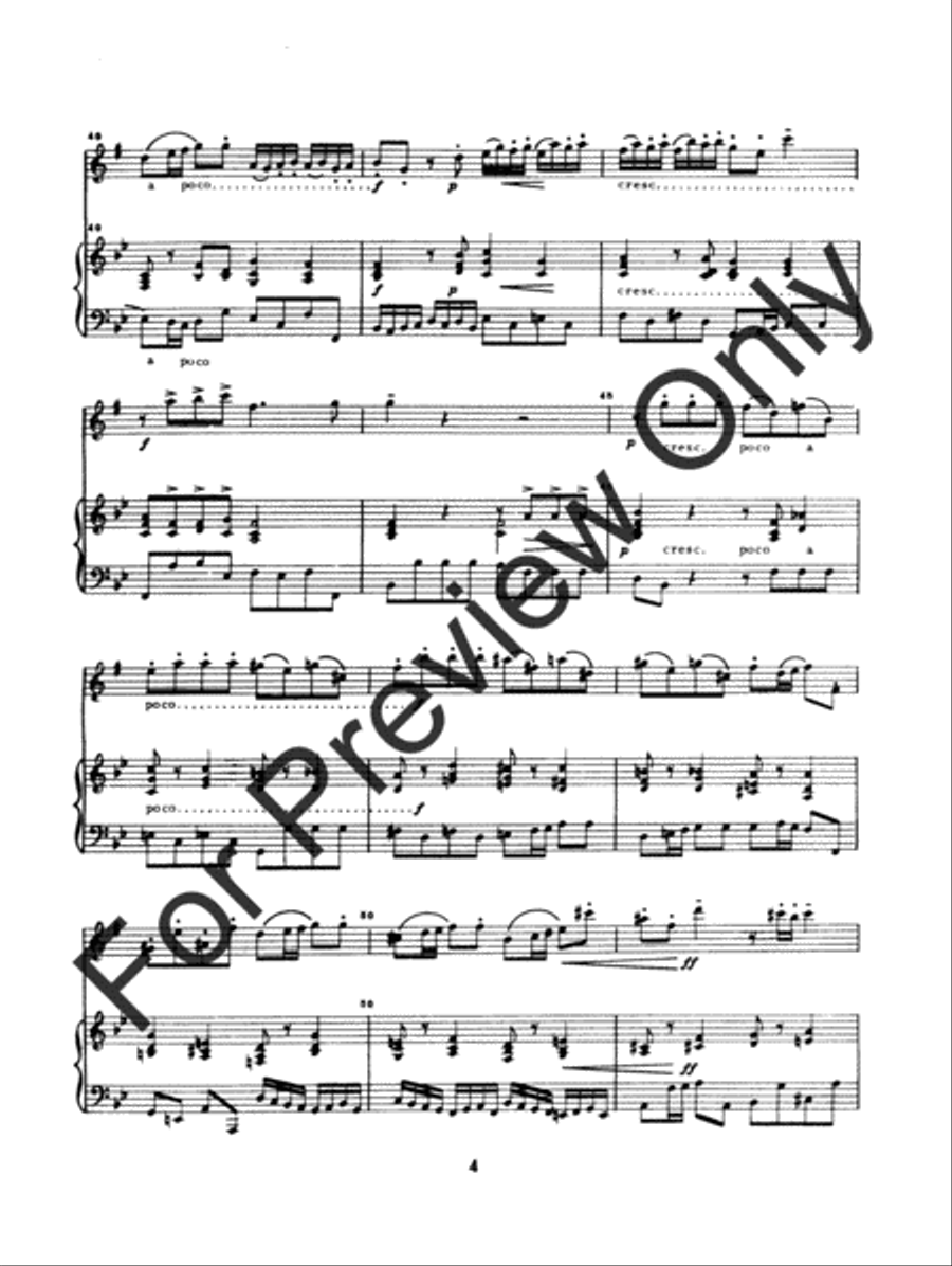 Adagio and Allegro Baritone Saxophone scores gallery preview page 7