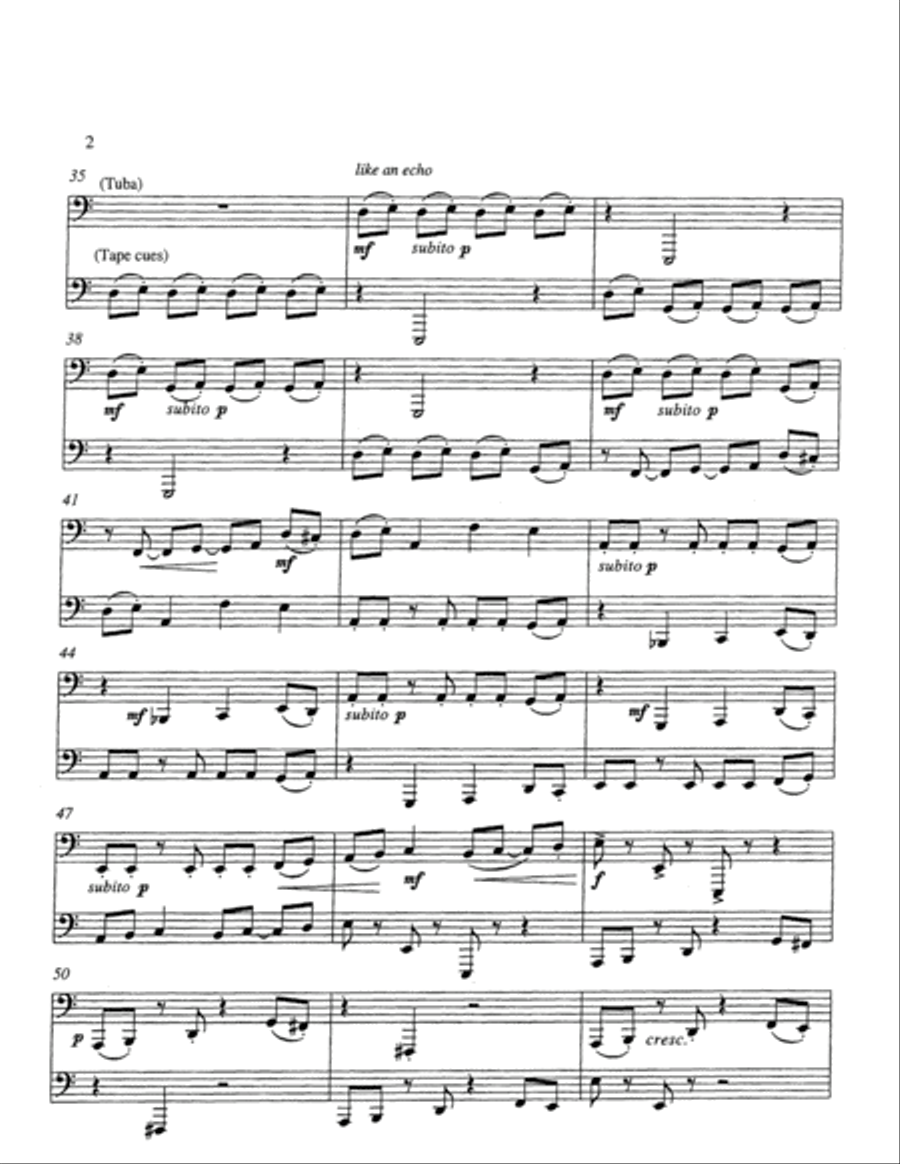 Clones Tuba scores gallery preview page 5