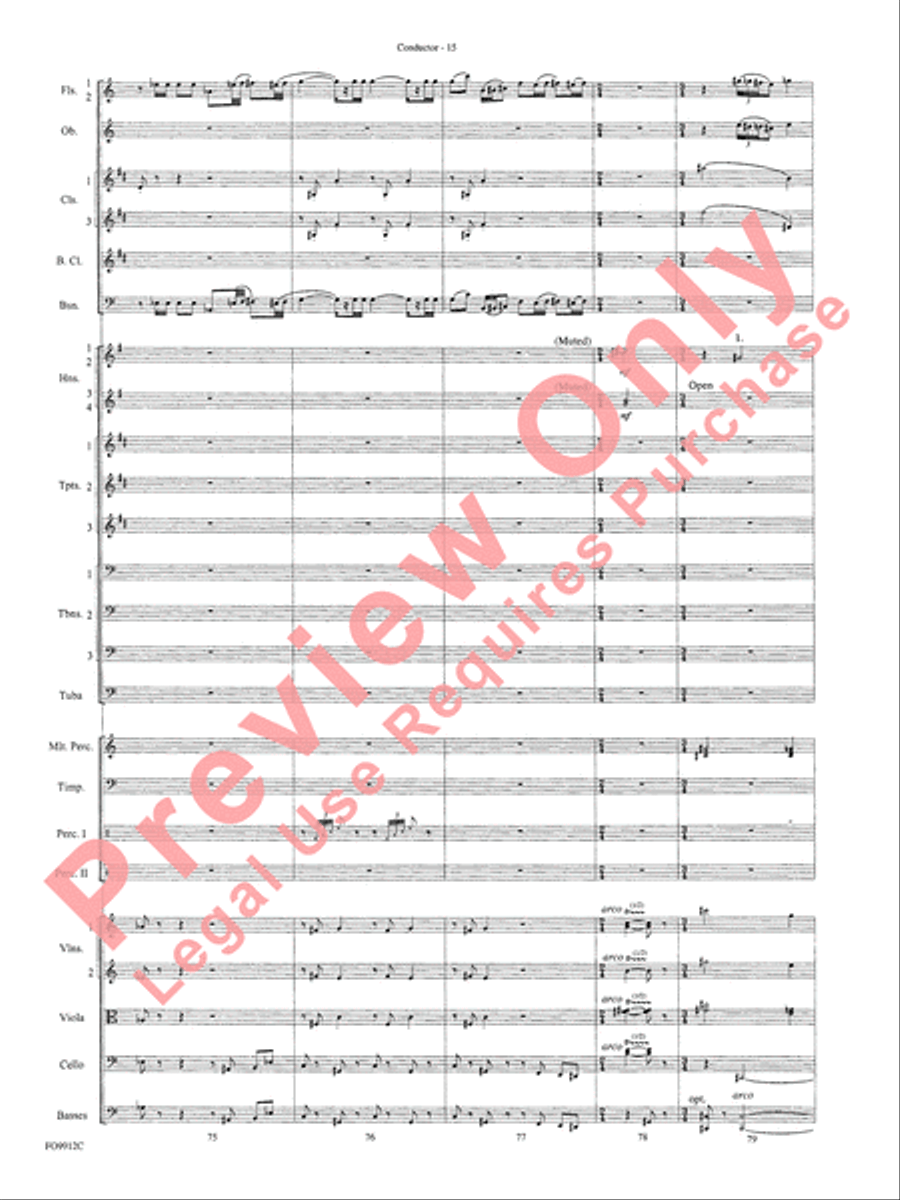 Selections from Star Wars: Episode I The Phantom Menace Full Orchestra scores gallery preview page 17