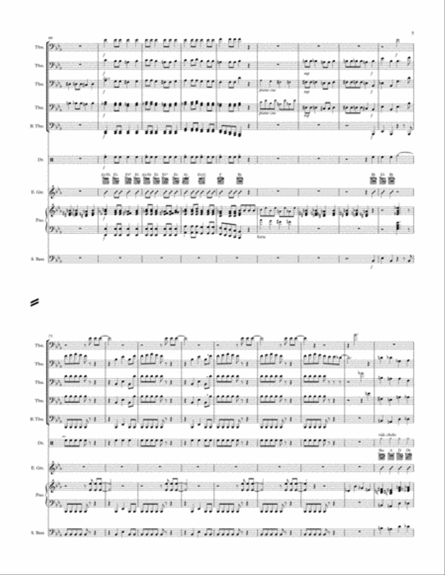 Bohemian Rhapsody Trombone Solo scores gallery preview page 5