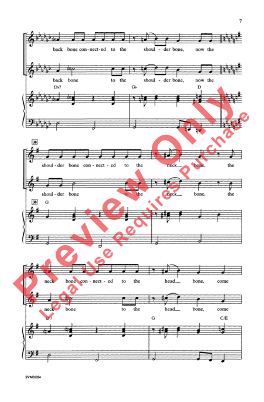Dry Bones Dry Bones 2-Part scores gallery preview page 7