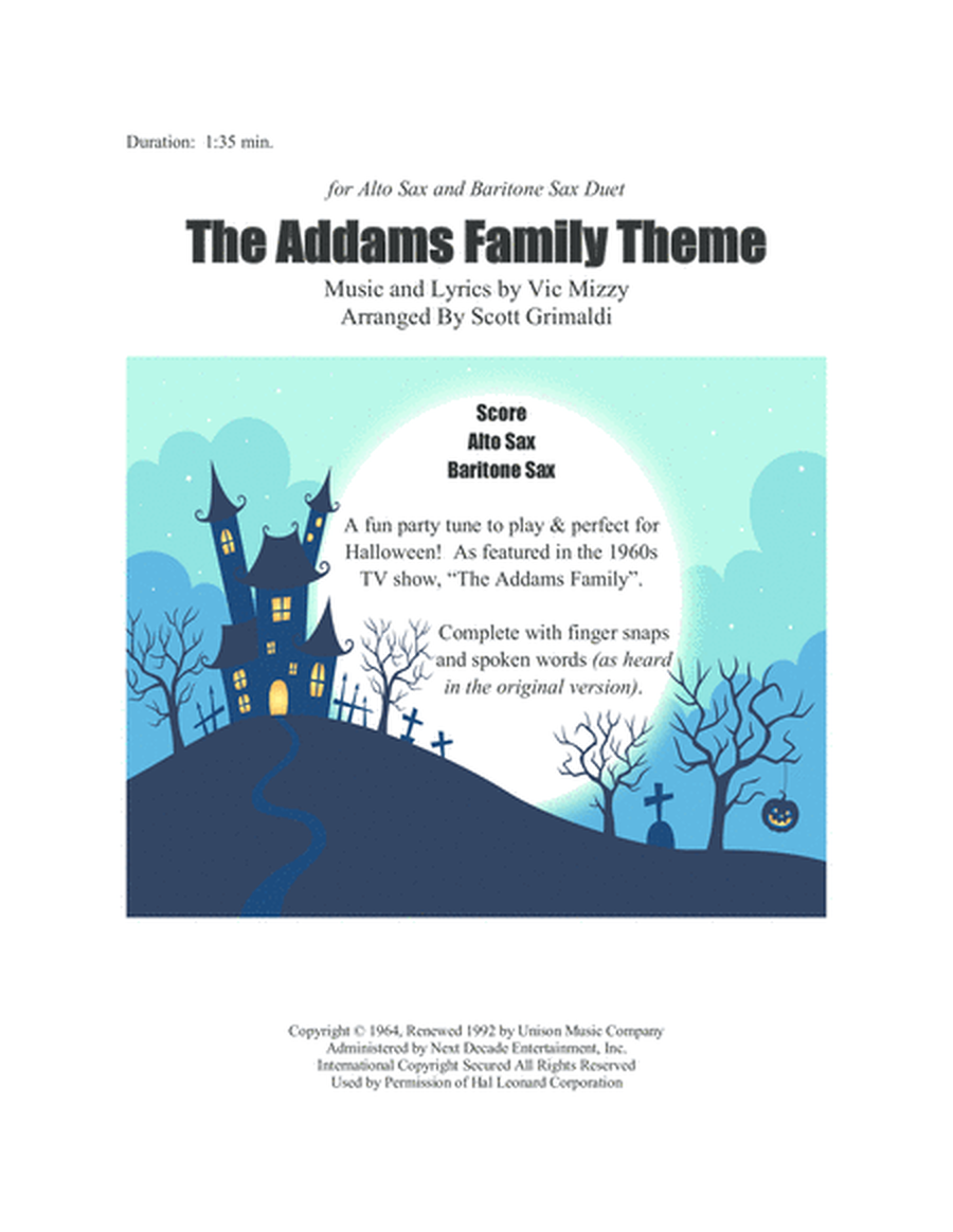 The Addams Family Theme image number null