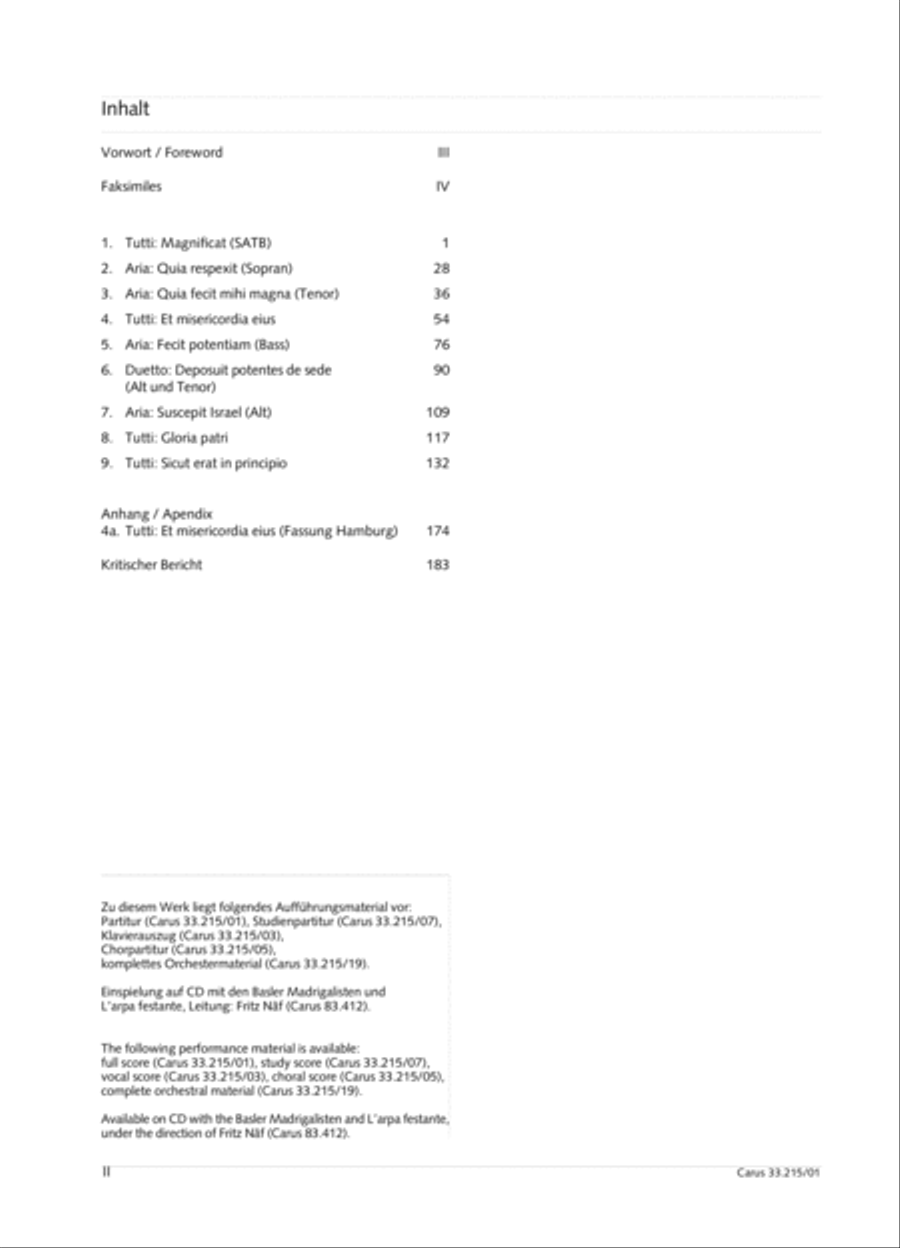 Magnificat Magnificat 4-Part scores gallery preview page 3
