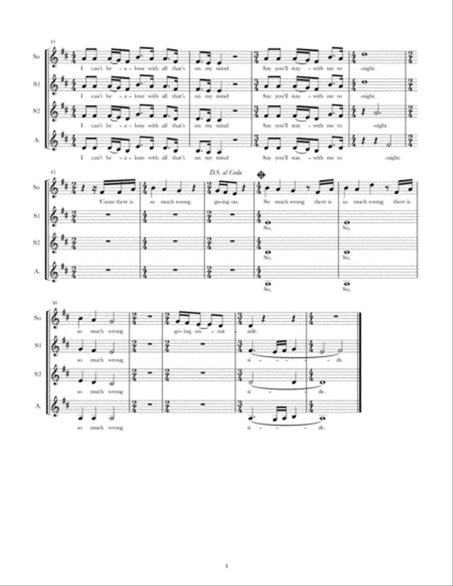 Walk Me Home SSA scores gallery preview page 4