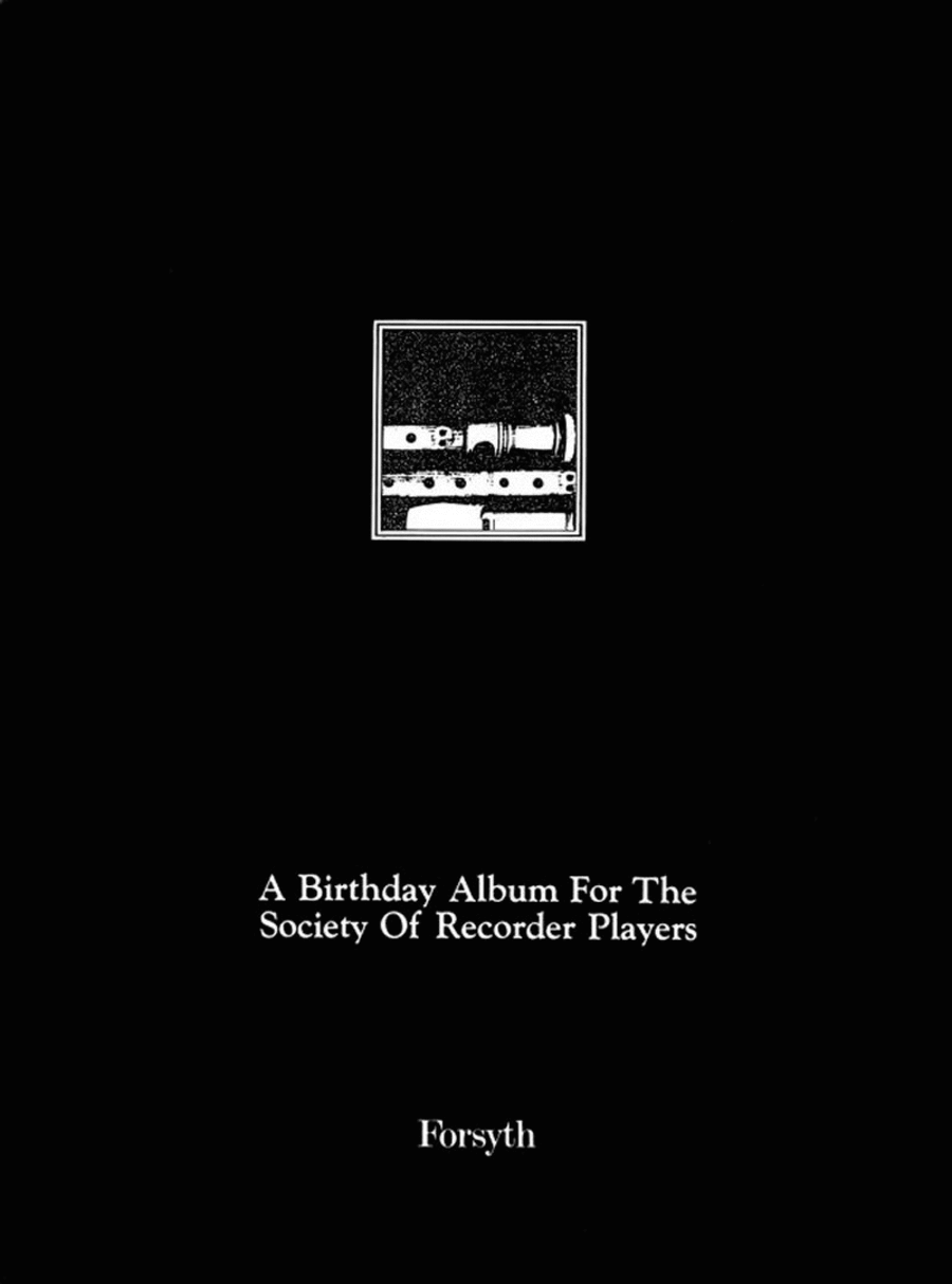 Society of Recorder Players Birthday Album