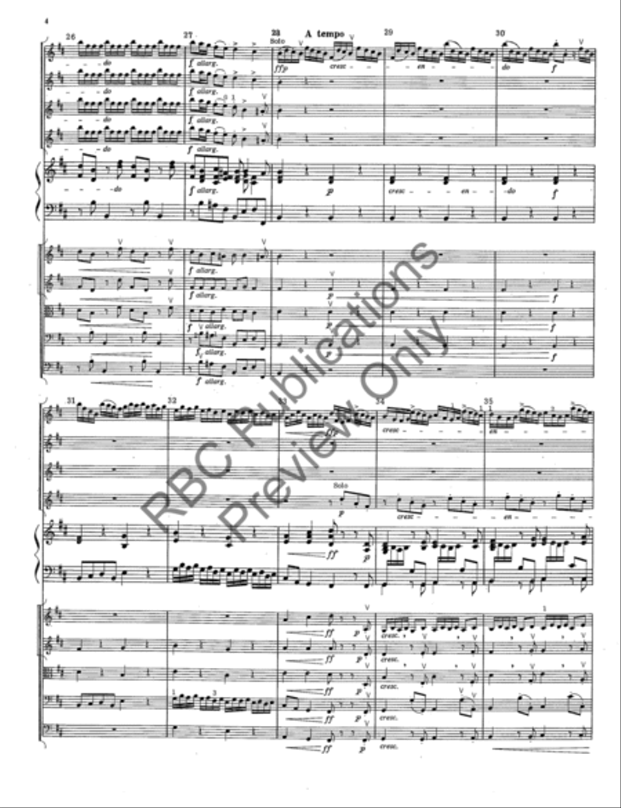 Concerto In B Minor Concerto In B Minor String Orchestra scores gallery preview page 7