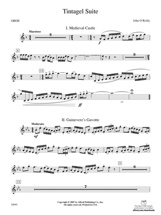 Tintagel Suite: Oboe