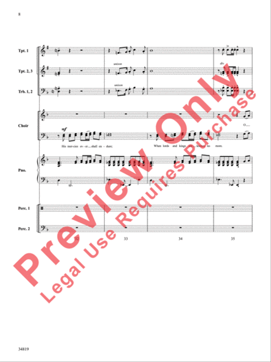 Immortal Praise Immortal Praise Choir scores gallery preview page 9