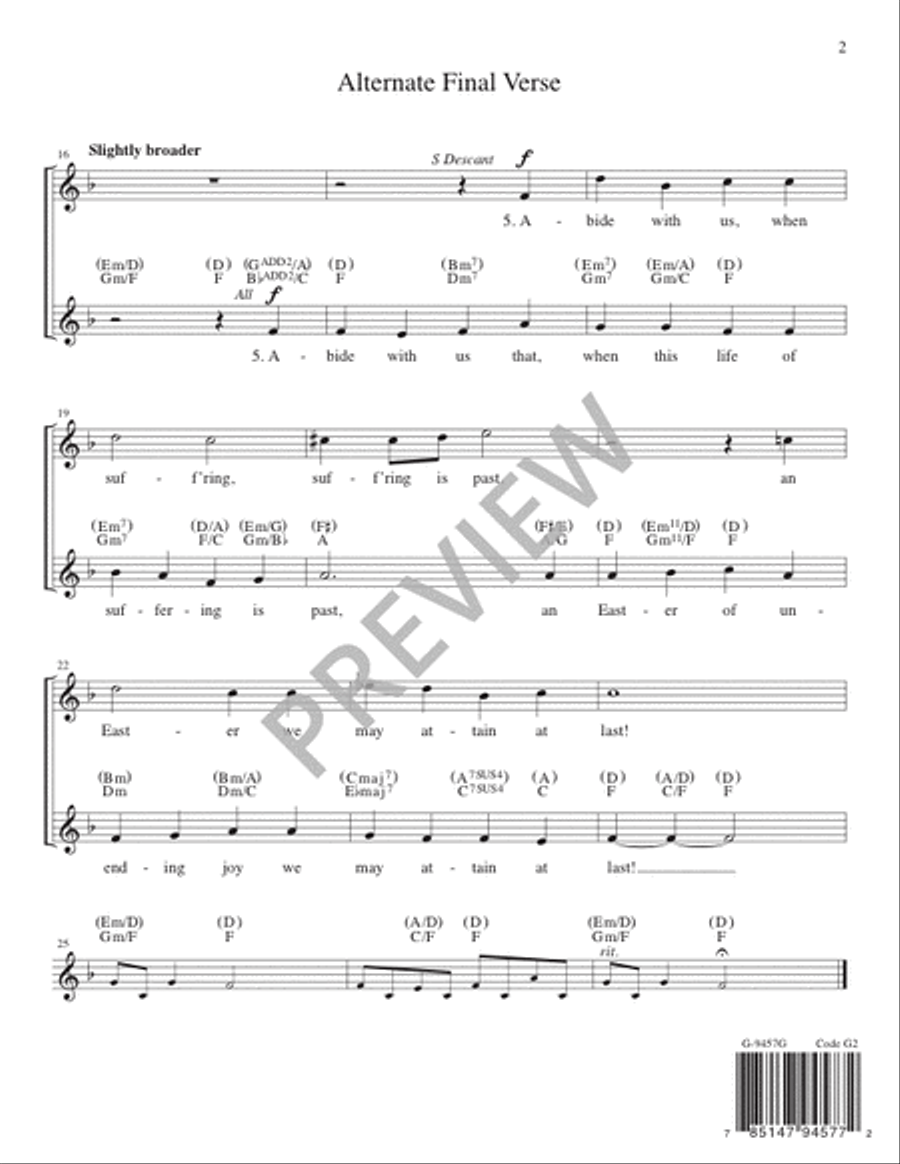Lord, Who throughout These Forty Days - Guitar edition Guitar scores gallery preview page 3