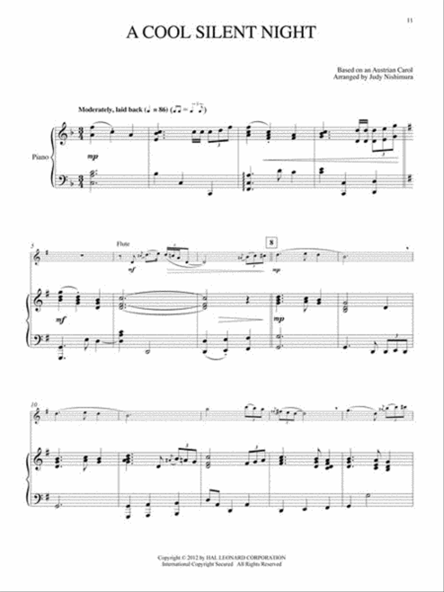 Christmas Jubilation Flute Solo scores gallery preview page 3