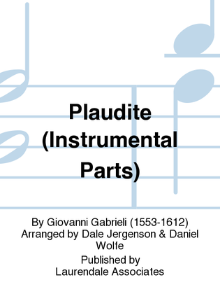 Plaudite (Instrumental Parts)
